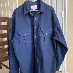 Filson XL Men’s Heavy Cotton Navy Shirt